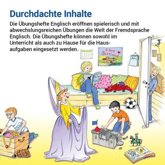 Das Übungsheft Englisch - Klasse 4, m. Audio-CD 'Jicki Vokabel-Dusche 4'