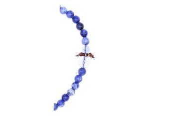 Edelsteinarmband Kinder Schutzengel, Sodalith