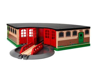 BRIO World - Großer Ringlokschuppen