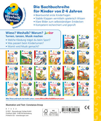 Wieso? Weshalb? Warum? junior, Band 71 - Turnen, tanzen, Musik machen