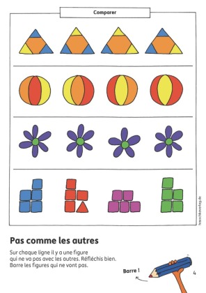 Bloc d'activités préscolaires à partir de 5 ans pour garçons et filles, livre garcon 4 ans - Pensée logique, devinettes et casse-tête pour apprendre a ecrire, livre enfant 4 ans