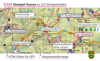 Harzer Wandernadel, m. 1 Online-Zugang