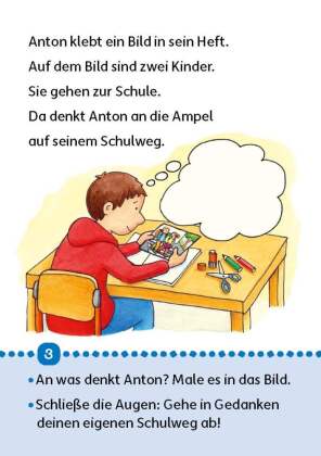 Lese-Rätselblock - In der Schule ist was los! Lesen lernen 1. Klasse