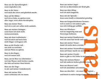 Ich muss raus