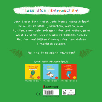 Kitzel den Kakadu - Ein Mitmachbuch zum Schütteln, Schaukeln, Pusten, Klopfen und sehen, was dann passiert. Von 2 bis 4 Jahren. Vom Bestsellerautoren (Schüttel den Apfelbaum)