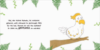 Kitzel den Kakadu - Ein Mitmachbuch zum Schütteln, Schaukeln, Pusten, Klopfen und sehen, was dann passiert. Von 2 bis 4 Jahren. Vom Bestsellerautoren (Schüttel den Apfelbaum)