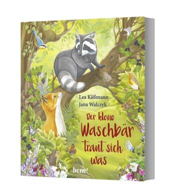 Der kleine Waschbär traut sich was