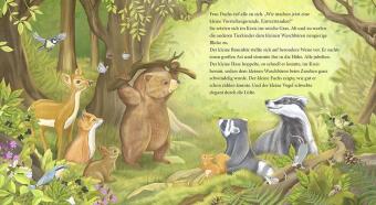 Der kleine Waschbär traut sich was