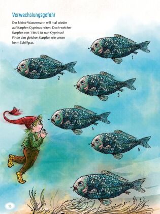 Der kleine Wassermann: Mein großes Rätselbuch vom kleinen Wassermann