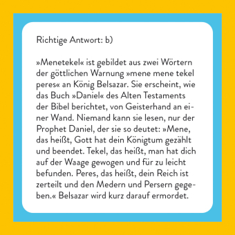 Der springende Punkt - Das Sprichwörter-Quiz