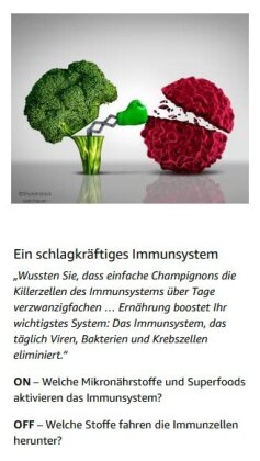 ON/OFF GESUNDHEIT. Den Körper neu erschaffen durch Ernährung: Wie Sie Immunsystem, Gehirn, Darm, Gefäße stärken und langsamer altern. Holen Sie sich einen leistungsfähigeren, besseren Körper zurück.