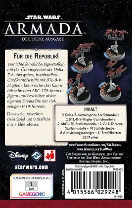 Star Wars: Armada - Sternenjägerstaffeln der Republik (Spiel-Zubehör)