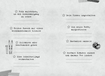 Deine Bucket List für die Ferien
