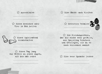Deine Bucket List für die Ferien