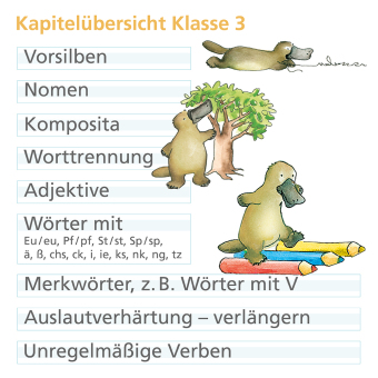 Rechtschreiben mit Rico Schnabel, Klasse 3