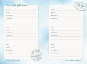 Mein Reisetagebuch