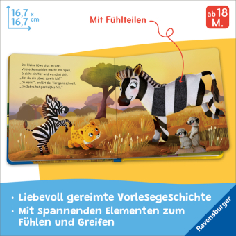 Mein erstes Vorlese-Fühlbuch - Bist du ein Löwe?