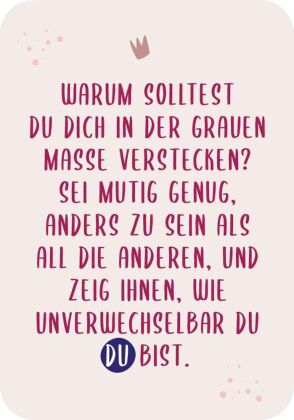 Für eine tolle Frau wie dich