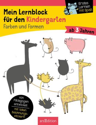 Mein Lernblock für den Kindergarten - Farben und Formen