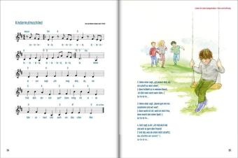 Die 100 schönsten Kinderlieder - Mit einfachen Noten und Akkorden für Gitarre und Klavier