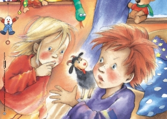 Die kleinen Streithammel, Kamishibai-Bilderbuch-Karten