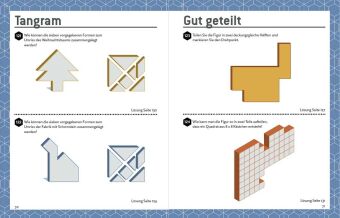 Mensa's knifflige Geometrierätsel. Mathematische Aufgaben aus der Trigonometrie und räumlichen Vorstellungskraft. 3D-Rätsel, Pentominos, Tangrams, Streichholzpuzzles, Flächenrätsel u.v.m.