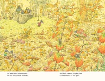 Familie Maus feiert den Herbst