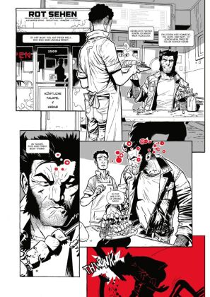 Wolverine: Schwarz, Weiß & Blut