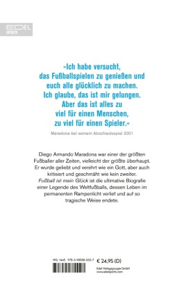 Maradona "Fußball ist mein Glück"