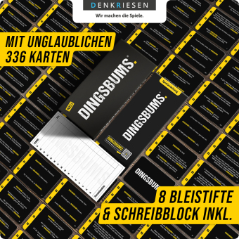 DENKRIESEN - PARTYFIEBER - DINGSBUMS® "Das grundverkehrte Partyspiel"