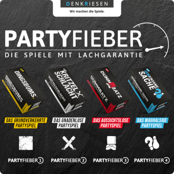 DENKRIESEN - PARTYFIEBER - DUMMBATZ "Das aussichtslose Partyspiel"