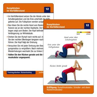 Trainingskarten: Funktionelles Rückentraining