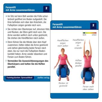 Trainingskarten: Gymball