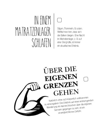 Bucket List für Wanderer