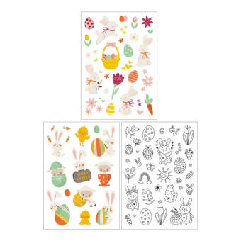 Temporäre Tattoos Ostern