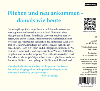Jonas Reise - Ein Abenteuer durch Raum und Zeit,4 Audio-CD