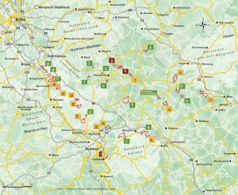 Westerwald mit Siebengebirge 