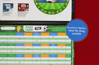 Stadt, Land, Tor - Der Spieleklassiker für alle Fußball-Fans