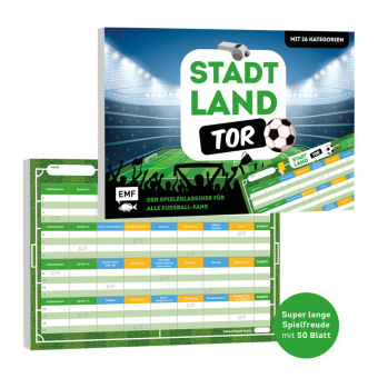 Stadt, Land, Tor - Der Spieleklassiker für alle Fußball-Fans