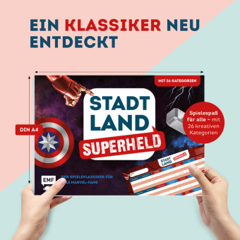 Stadt, Land, Superheld - Der Spieleklassiker für alle Marvel-Fans