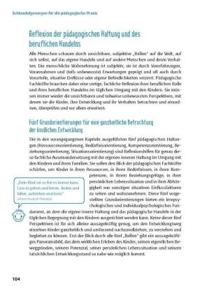 Ich sehe dich und verstehe, was du brauchst. Fünf pädagogische Grundorientierungen zur Entwicklungsbegleitung, m. 1 Beilage