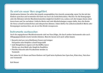 Wir klatschen, stampfen, trommeln