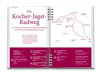 KOMPASS Radreiseführer Kocher-Jagst-Radweg