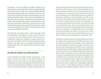 Der Wolf und wir
