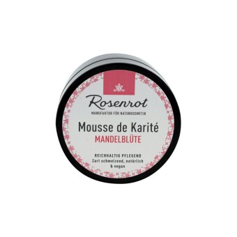 Rosenrot Mousse de Karité - Mandelblüte