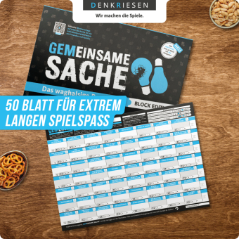 DENKRIESEN - PARTYFIEBER - GEMEINSAME SACHE Block Edition "Das waghalsige Partyspiel"