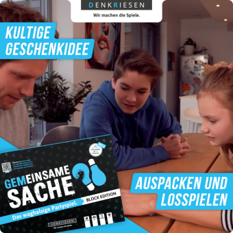 DENKRIESEN - PARTYFIEBER - GEMEINSAME SACHE Block Edition "Das waghalsige Partyspiel"