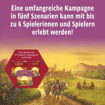CATAN - Ergänzung 5-6 Spieler - Händler & Barbaren