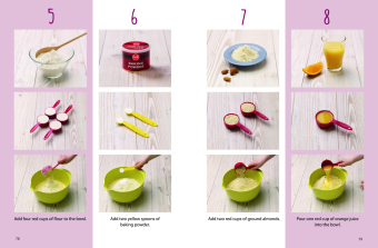 Kids Easy Cup Cookbook: Baking with Kids (Part 1), Baking box set incl. 5 colorful measuring cups, m. 1 Buch, m. 5 Beilage