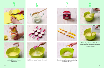 Kids Easy Cup Cookbook: Baking with Kids (Part 1), Baking box set incl. 5 colorful measuring cups, m. 1 Buch, m. 5 Beilage